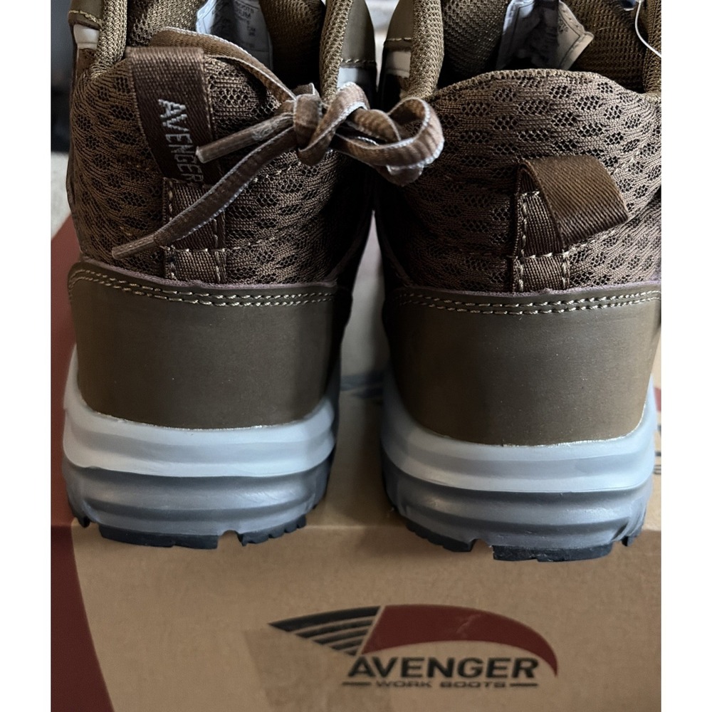 Wmn Avenger Thresher Mid Workboot Aluminum Safety Toe Waterproof Slip Resist - Picture 6 of 9
